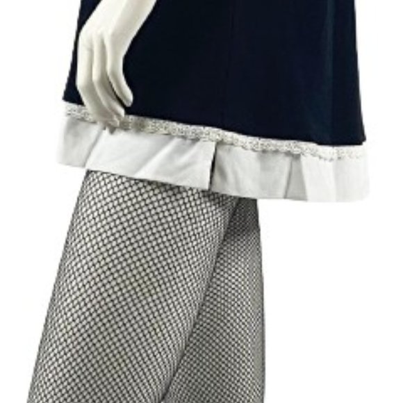 KARL LAGERFELD Top, Black and White, Size L, SKU 000301-13 - Picture 4 of 6